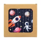 Set 12 creioane, 2509E17768, Everestus, 90x90x9 mm, Lemn, Alb