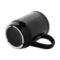   Cana 220 ml, 2509E17704, Everestus, Ø75x94 mm, Ceramica, Negru