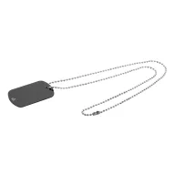   Ecuson pentru animale de companie, 2509E17534, Everestus, 29x50x1 mm, Aluminiu, Metal, Negru