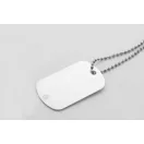 Ecuson pentru animale de companie, 2509E17535, Everestus, 29x50x1 mm, Aluminiu, Metal, Argintiu