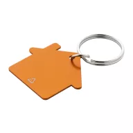   Breloc in forma de casuta, 2509E17795, Everestus, 34x38 mm, Aluminiu, Metal, Portocaliu