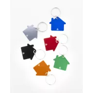   Breloc in forma de casuta, 2509E17795, Everestus, 34x38 mm, Aluminiu, Metal, Portocaliu