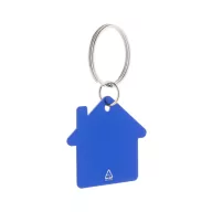   Breloc in forma de casuta, 2509E17793, Everestus, 34x38 mm, Aluminiu, Metal, Albastru