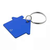   Breloc in forma de casuta, 2509E17793, Everestus, 34x38 mm, Aluminiu, Metal, Albastru