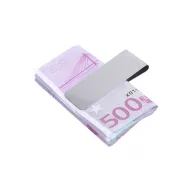   Chromed Clips pentru bani, 20×52×4 mm, Everestus, 20FEB7671, Metal, Argintiu