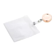 Suport ecuson, 2509E17433, Everestus, Ø30x10 mm, Metal, Roz