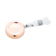 Suport ecuson, 2509E17433, Everestus, Ø30x10 mm, Metal, Roz