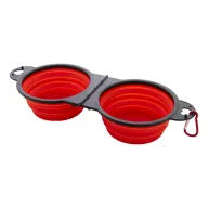   Bol pentru animale de companie, 2509E17475, Everestus, 315x135x50 mm, Plastic, Rosu