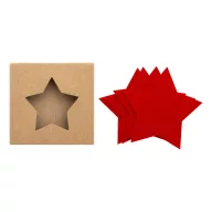   Set 4 coastere, 2509E17988, Everestus, 110x110x20 mm, Poliester, Rosu