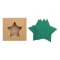 Set 4 coastere, 2509E17987, Everestus, 110x110x20 mm, Poliester, Verde