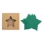 Set 4 coastere, 2509E17987, Everestus, 110x110x20 mm, Poliester, Verde