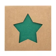   Set 4 coastere, 2509E17987, Everestus, 110x110x20 mm, Poliester, Verde