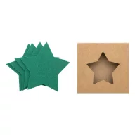   Set 4 coastere, 2509E17987, Everestus, 110x110x20 mm, Poliester, Verde