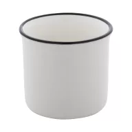   Cana vintage 90 ml, 2509E18037, Everestus, Ø63x52 mm, Ceramica, Alb