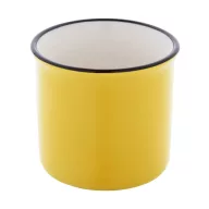   Cana vintage 90 ml, 2509E18038, Everestus, Ø63x52 mm, Ceramica, Galben