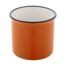 Cana vintage 90 ml, 2509E18035, Everestus, Ø63x52 mm, Ceramica, Portocaliu