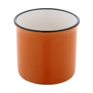   Cana vintage 90 ml, 2509E18035, Everestus, Ø63x52 mm, Ceramica, Portocaliu