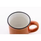 Cana vintage 90 ml, 2509E18035, Everestus, Ø63x52 mm, Ceramica, Portocaliu