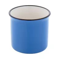   Cana vintage 90 ml, 2509E18033, Everestus, Ø63x52 mm, Ceramica, Albastru light