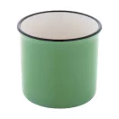 Cana vintage 90 ml, 2509E18034, Everestus, Ø63x52 mm, Ceramica, Verde lime