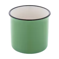   Cana vintage 90 ml, 2509E18034, Everestus, Ø63x52 mm, Ceramica, Verde lime
