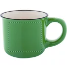 Cana vintage 90 ml, 2509E18034, Everestus, Ø63x52 mm, Ceramica, Verde lime