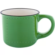   Cana vintage 90 ml, 2509E18034, Everestus, Ø63x52 mm, Ceramica, Verde lime