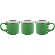   Cana vintage 90 ml, 2509E18034, Everestus, Ø63x52 mm, Ceramica, Verde lime