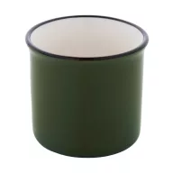   Cana vintage 90 ml, 2509E18032, Everestus, Ø63x52 mm, Ceramica, Verde