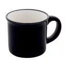 Cana vintage 90 ml, 2509E18030, Everestus, Ø63x52 mm, Ceramica, Negru