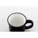 Cana vintage 90 ml, 2509E18030, Everestus, Ø63x52 mm, Ceramica, Negru
