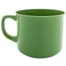 Cana vintage 300 ml, 2509E18029, Everestus, Ø88x80 mm, Ceramica, Verde lime