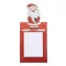 Notepad magnetic cu design de Craciun, 2509E17641, Everestus, 95x202x10 mm, Hartie, Lemn, Rosu