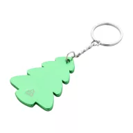   Breloc brad de Craciun, 2509E17701, Everestus, 40x53x3 mm, Aluminiu, Metal, Verde