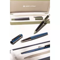   Set 2 instrumente de scris, 2509E17426, Andre Philippe, 185x80x27 mm, Metal, Albastru