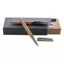 Set 2 instrumente de scris, 2509E17445, Andre Philippe, 180x75x30 mm, Metal, Lemn, Natur