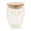 Cana 310 ml, 2509E17453, Everestus, Ø83x131 mm, Sticla, Bambus, Transparent, Natur