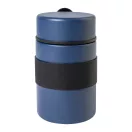 Caserola pentru pranz, Everestus, 2610E17372, 450 ml, Ø85x148 mm, Otel inoxidabil, Polipropilena, Albastru Dark