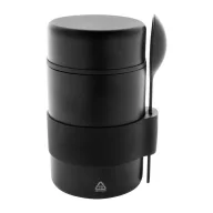   Termos pentru alimente cu lingura, 450 ml, 2509E17718, Everestus, Ø85x148 mm, Otel, Polipropilena, Negru
