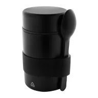   Termos pentru alimente cu lingura, 450 ml, 2509E17718, Everestus, Ø85x148 mm, Otel, Polipropilena, Negru