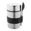 Termos pentru alimente cu lingura, 450 ml, 2509E17719, Everestus, Ø85x148 mm, Otel, Polipropilena, Argintiu