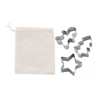   Set 3 forme pentru biscuiti, 2509E17764, Everestus, 150x200 mm, Otel, Argintiu