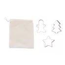Set 3 forme pentru biscuiti, 2509E17764, Everestus, 150x200 mm, Otel, Argintiu