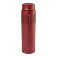   Sticla termos, Everestus, 2610E19270, 550 ml, Cu maner, Ø68x235 mm, Otel inoxidabil, Poliuretan, Rosu