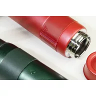   Sticla termos, Everestus, 2610E19270, 550 ml, Cu maner, Ø68x235 mm, Otel inoxidabil, Poliuretan, Rosu