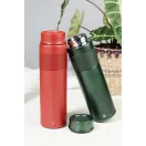 Sticla termos, Everestus, 2610E19269, 550 ml, Cu maner, Ø68x235 mm, Otel inoxidabil, Poliuretan, Verde