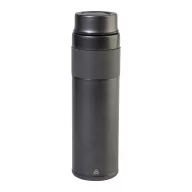  Sticla termos, Everestus, 2610E19268, 550 ml, Cu maner, Ø68x235 mm, Otel inoxidabil, Poliuretan, Gri Dark