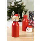 Sticla termos, Everestus, 2610E19299, 400 ml, Ø76x228 mm, Otel inoxidabil, Poliuretan, Rosu