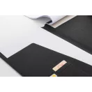 Mapa A4, 2509E18014, Everestus, 242x315x20 mm, Poliester, Lemn, Negru