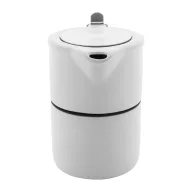   Set ceainic, 430 ml, 2509E17600, Everestus, Ø160x150 mm, Ceramica, Otel, Alb